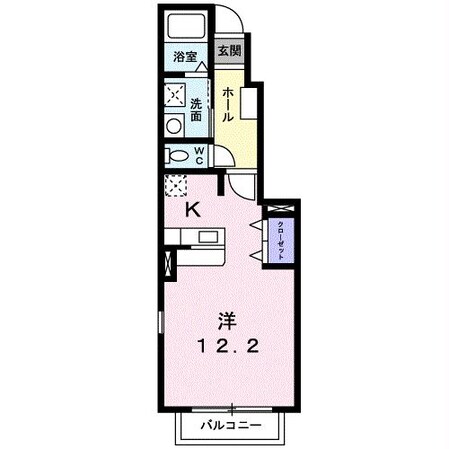 古国府駅 徒歩10分 1階の物件間取画像